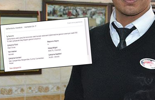 İş ilanı sosyal medyada tepkiye yol açtı! Haftada 6 gün, günde 10 saat çalışacak kişiye bu maaş...