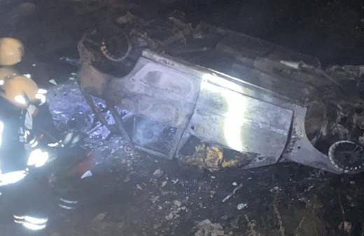 Feci kaza! Otomobil devrildi 4 kişi hayatını kaybetti