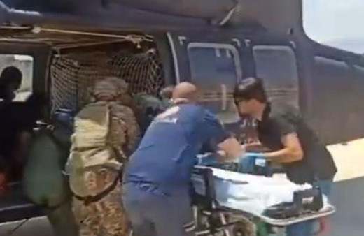 Kalp krizi geçiren hasta Hava Kuvvetlerinin helikopteriyle taşındı