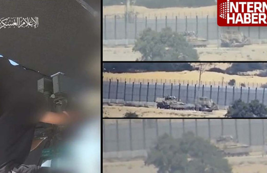 İzzeddin el-Kassam Tugayları, İsrail askeri konvoyuna saldırdığı görüntüleri paylaştı