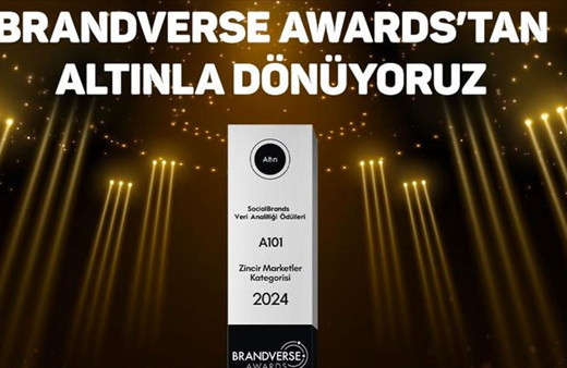 A101'e 'Zincir Marketler' kategorisinde altın ödül