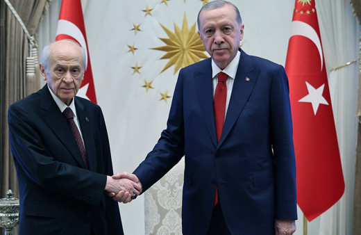 Cumhurbaşkanı Erdoğan, Devlet Bahçeli ile bir araya geldi