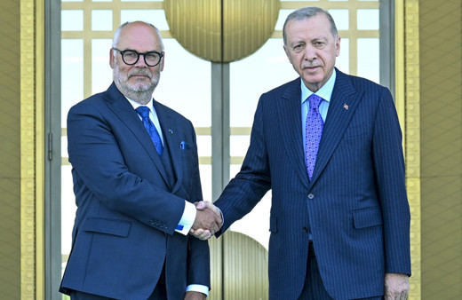 Cumhurbaşkanı Erdoğan, Alar Karis'i resmi törenle karşıladı