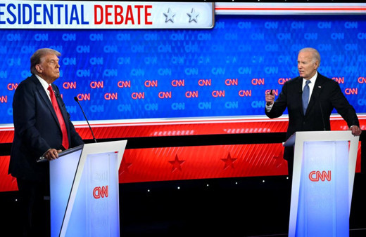 Biden ile Trump ilk kez canlı yayında karşı karşıya geldi