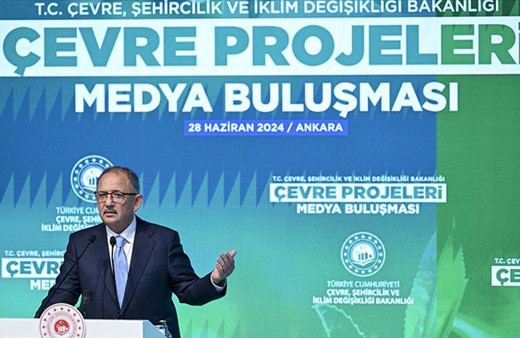 Özhaseki, 'Türkiye Yüzyılı Çevre Projeleri'ni açıkladı