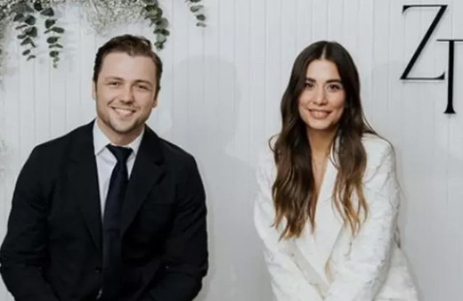 Oyuncu Tolga Sarıtaş, Zeynep Mayruk'la evlendi