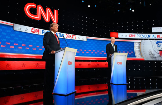 Trump-Biden ilk düelloya çıktı CNN anketinde kazanan isim belli oldu