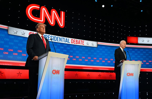 Trump'tan canlı yayında Biden ile 'düello'yu değerlendirdi