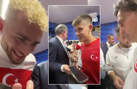 Cumhurbaşkanı Erdoğan'dan A Milli Futbol Takımı'na tebrik telefonu