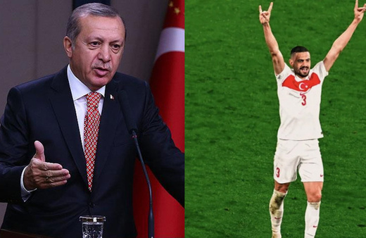 Cumhurbaşkanı Erdoğan'dan Merih Demiral'ın bozkurt işaretiyle ilgili açıklama: "Kimse Almanların formalarında kartal var diyor mu?"