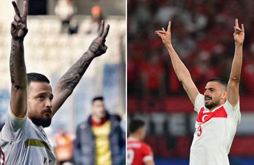 Özgür Özel Merih Demiral'ı Diyarbakırlı futbolcu Naki'nin zafer işareti ile kıyasladı MHP'den tepki