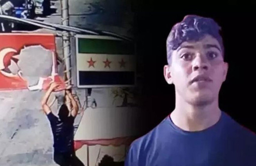 Suriye'deki bayrak provokatörü yakalandı! Özür diledi
