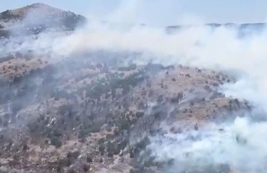 Manisa'da orman yangını çıktı! Ekipler bölgede...