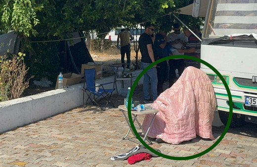 Antalya'da ölüm sandalye üzerinde otururken geldi