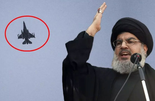 İsrail savaş uçakları Nasrallah’ın konuştuğu esnada Beyrut’ta ses hızını aştı