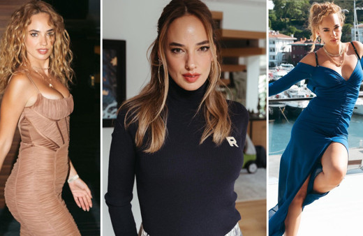 Saçı, makyajı ve derin yırtmacı olay oldu! Zeytin Ağacı galasında Seda Bakan gözleri üzerine çekti