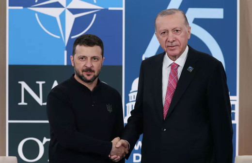 Cumhurbaşkanı Erdoğan, Zelenskiy ve Macron ile görüştü