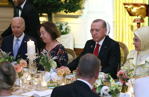 Erdoğan, ABD Başkanı Biden'ın akşam yemeğine katıldı