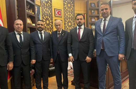 Bahçeli Suriye Türkmen heyetini kabul etti!
