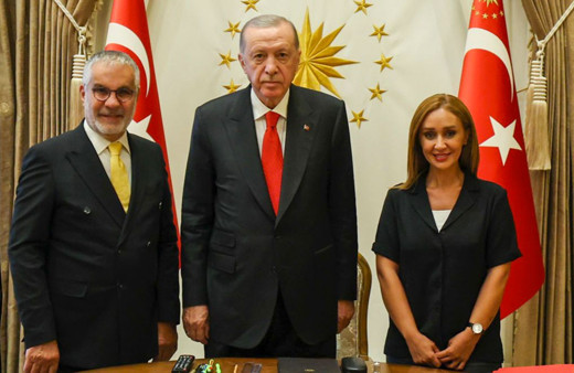 Gazeteci Hadi Özışık, Cumhurbaşkanı Erdoğan'ı ziyaret etti