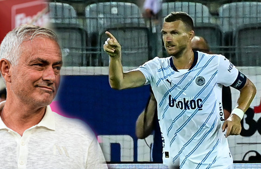 Lugano maçının yıldızı Edin Dzeko, Mourinho için konuştu: Büyük bir karakter