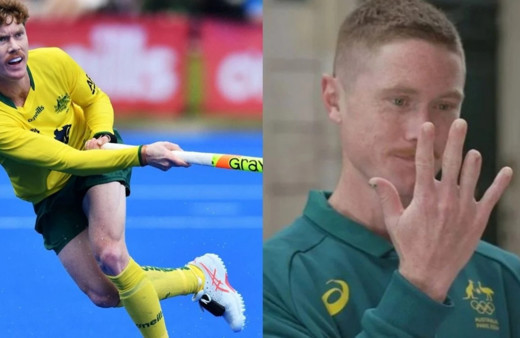 Avustralyalı hokey oyuncusu olimpiyatlarda oynayabilmek için parmağını kesti