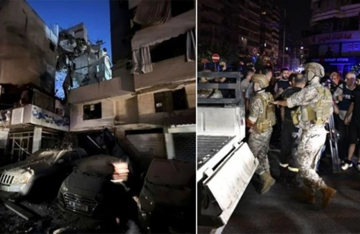 Sağlık Bakanlığı duyurdu: İsrail'in Beyrut'a saldırısında ölü sayısı 3'e yükseldi