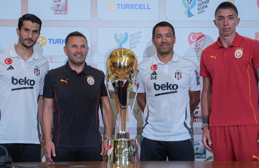 Galatasaray ile Beşiktaş'tan Süper Kupa maçı öncesi ortak basın toplantısı