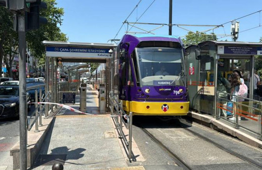 Kabataş-Bağcılar Tramvay Hattı'nın bazı istasyonları arasında seferler yapılamıyor