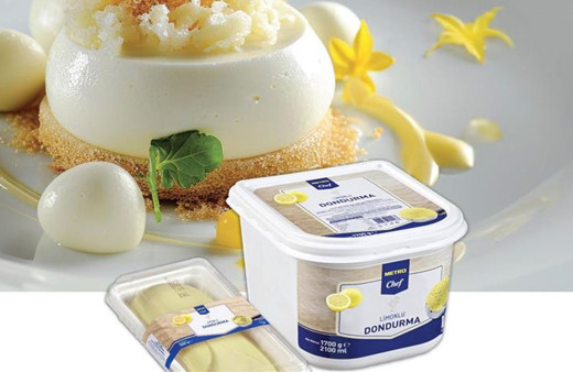 Metro Türkiye ürün gamına Metro Chef ile limonlu dondurma lezzetini ekledi.