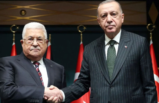 Cumhurbaşkanı Erdoğan ile Mahmud Abbas görüştü