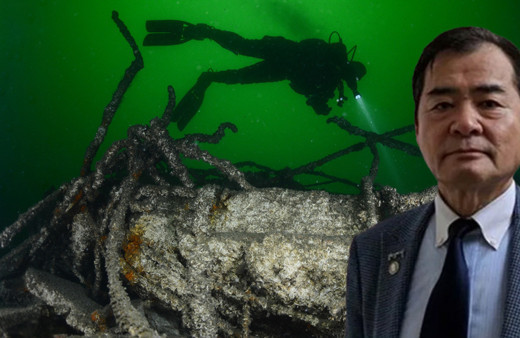 Japon deprem uzmanı Moriwaki, Marmara Depremi'nin "batık şehri"ne inceleme dalışı yaptı