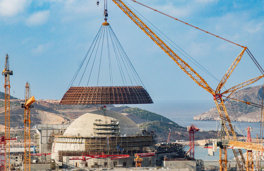 Akkuyu Nükleer Güç Santrali birinci ünite inşaatında bir aşama daha tamamlandı