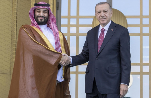 Cumhurbaşkanı Erdoğan, Suudi Arabistan Veliaht Prensi Selman ile görüştü