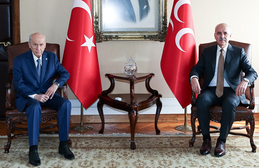 Numan Kurtulmuş, Devlet Bahçeli'yi ziyaret etti: "Meclis'i önemli görevler bekliyor"