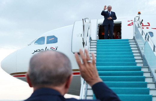 Mısır Cumhurbaşkanı Sisi, Türkiye'den ayrıldı