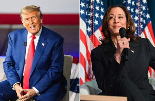 ABD seçimlerine ilişkin anket sonuçları açıklandı Trump mı Harris mi?