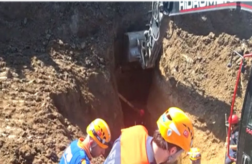 Samsun'da kuyu açarken toprak altında kalan 2 kişi öldü