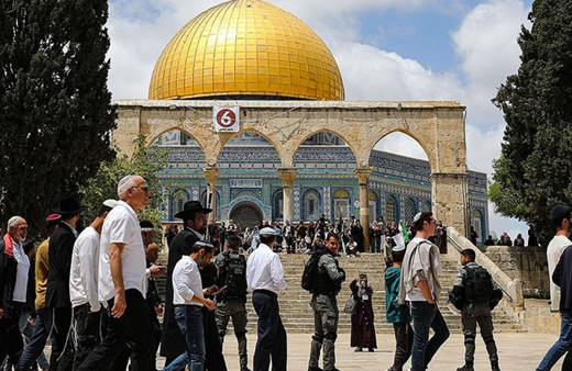 Fanatik Yahudiler Mescid-i Aksa baskınlarında rekor yeniledi