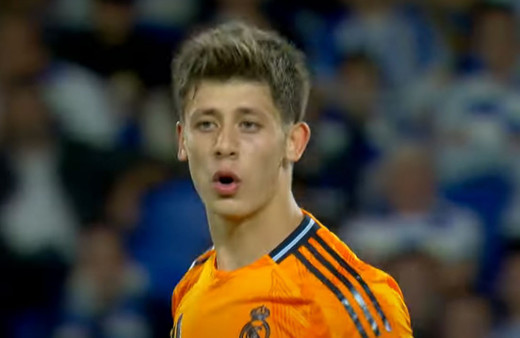 Arda Güler ilk 11'de başladı Real Madrid'e penaltı kazandırdı