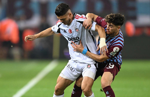 Trabzonspor - Beşiktaş maçında kazanan yok!