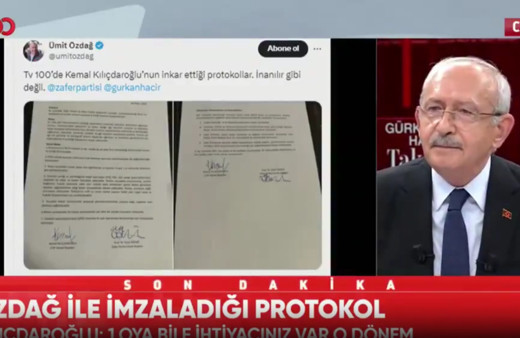 Canlı yayında 'protokol' polemiği! Ümit Özdağ imzalanan belgeyi paylaştı