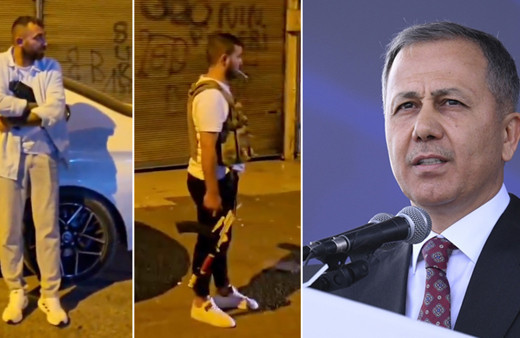 Bakan Yerlikaya 'Gereği yapıldı' başlığıyla duyurdu! Sokakta uzun namlulu silahlarla poz veren şüpheliler yakalandı