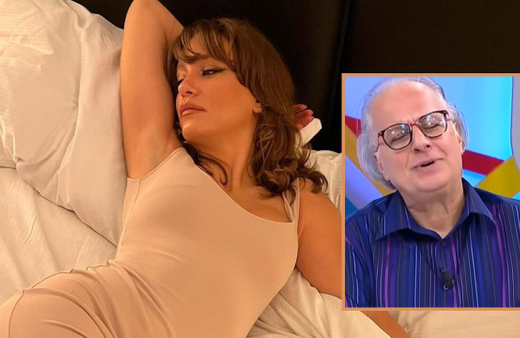 Canlı yayında Serenay Sarıkaya'nın göğüslerini konuştular, o anlar pes dedirtti!