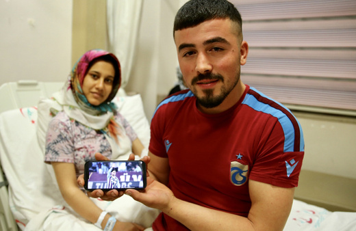 Trabzonspor taraftarı baba yeni doğan oğluna bu ismi verdi... "Ailemden tepki gösteren olmadı"