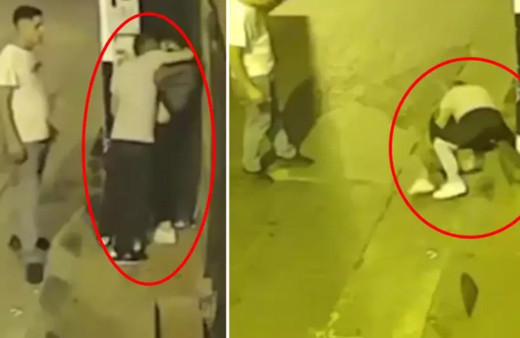 Beyoğlu'nda genç kadına tecavüz girişimi! O anlar saniye saniye kameraya yansıdı