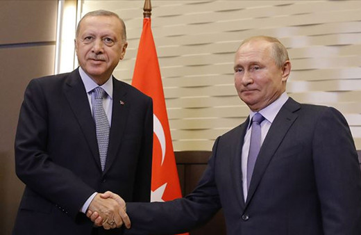 Cumhurbaşkanı Erdoğan, Rusya Devlet Başkanı Putin ile görüştü