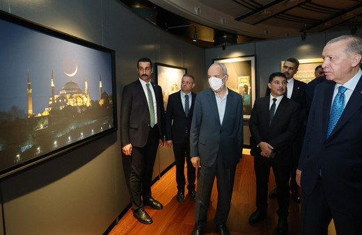 Cumhurbaşkanı Erdoğan, "Ayasofya Fotoğrafları" sergisini ziyaret etti