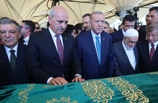 Recai Kutan'a veda! Cenaze törenine Cumhurbaşkanı Erdoğan da katıldı