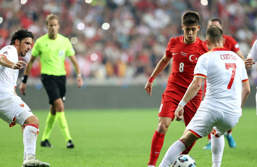 A Milli Takımımız, Karadağ'ı 1-0 mağlup etti